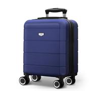 LUGG Jetset 15" Lightweight Cabin Suitcase - EasyJet Underseat Carry On Luggage, ABS Hard Shell, Scratch-Resistant Finish, Secure Lock, Smooth 360° Detachable Spinner Wheels (45x33x20cm)
