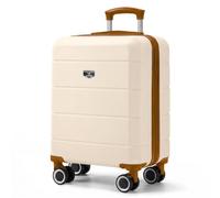 LUGG Jetset 15" Lightweight Cabin Suitcase - EasyJet Underseat Carry On Luggage, ABS Hard Shell, Scratch-Resistant Finish, Secure Lock, Smooth 360° Detachable Spinner Wheels (45x33x20cm)