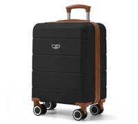 LUGG Jetset 15" Lightweight Cabin Suitcase, EasyJet Underseat Carry On Luggage, ABS Hard Shell, Scratch-Resistant Finish, Secure Lock, Smooth 360° Spinner Wheels, 45x33x20cm, 1 Year Warranty