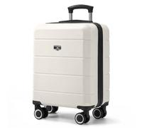 LUGG Jetset 15" Lightweight Cabin Suitcase - EasyJet Underseat Carry On Luggage, ABS Hard Shell, Scratch-Resistant Finish, Secure Lock, Smooth 360° Detachable Spinner Wheels (45x33x20cm)