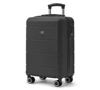 LUGG 20-Inch Jetset Lightweight Cabin Suitcase, ABS Hard Shell, Water-Resistant Carry-On Luggage, TSA-Approved Lock, 4 Spinner Wheels, 3-Step Telescopic Handle, EasyJet Overhead, 55 x 35 x 23 cm