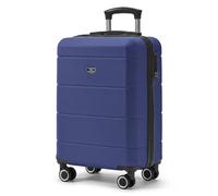 LUGG 20-Inch Jetset Lightweight Cabin Suitcase, ABS Hard Shell, Water-Resistant Carry-On Luggage, TSA-Approved Lock, 4 Spinner Wheels, 3-Step Telescopic Handle, EasyJet Overhead, 55 x 35 x 23 cm