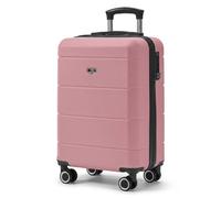 LUGG 20-Inch Jetset Lightweight Cabin Suitcase, ABS Hard Shell, Water-Resistant Carry-On Luggage, TSA-Approved Lock, 4 Spinner Wheels, 3-Step Telescopic Handle, EasyJet Overhead, 55 x 35 x 23 cm