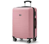 LUGG Jetset 24 Inch Medium Suitcase, Hard Shell, 4 Wheel Spinner, TSA Lock | 24 inch medium suitcase, 65 x 44 x 25.5 cm. Lightweight ABS hard shell, 4 spinner wheels, TSA lock, 1 year warranty