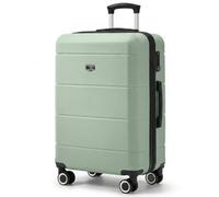 LUGG 24 Inch Jetset Suitcase Hard Shell Case 4 Wheel Travel Bag Lightweight ABS Material with TSA Lock Approved for Travel with easyJet, British Airways, RyanAir, Virgin Atlantic (65x44x25.5cm)