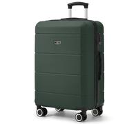 Lugg Jetset 24Inch Lightweight Travel Carry On Suitcase, Abs, Water Resistant, Army Green