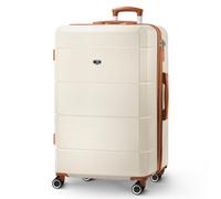 LUGG 28 Inch Jetset Suitcase Hard Shell Case 4 Wheel Travel bag Lightweight ABS Material with TSA Lock Approved for Travel with easyJet, British Airways, RyanAir, Virgin Atlantic, Emirates(75x49x29cm)