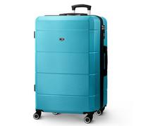 LUGG 28 Inch Jetset Suitcase Hard Shell Case 4 Wheel Travel bag Lightweight ABS Material with TSA Lock Approved for Travel with easyJet, British Airways, RyanAir, Virgin Atlantic, Emirates(75x49x29cm)