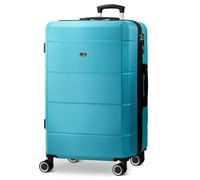 LUGG 28 Inch Jetset Suitcase Hard Shell Case 4 Wheel Travel bag Lightweight ABS Material with TSA Lock Approved for Travel with easyJet, British Airways, RyanAir, Virgin Atlantic, Emirates(75x49x29cm)