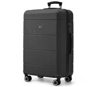 Lugg Jetset 28" Large Suitcase - 360° Wheels, Tsa Lock (75X49X29Cm) In Black Black