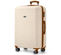 Lugg Jetset 28" Large Suitcase - 360° Wheels, Tsa Lock (75X49X29Cm) In Cream Cream