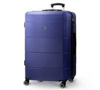 LUGG 28 Inch Jetset Suitcase Hard Shell Case 4 Wheel Travel bag Lightweight ABS Material with TSA Lock Approved for Travel with easyJet, British Airways, RyanAir, Virgin Atlantic, Emirates(75x49x29cm)