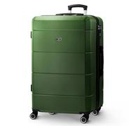 Lugg Jetset 28" Large Suitcase- 75 x 49 x 29cm, 360° Wheels, TSA Lock in Green | Size: 75 x 49 x 29 cm Lugg Green 75 x 49 x 29 cm