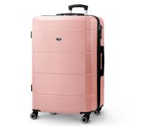 Lugg Jetset 28" Large Suitcase- 75 x 49 x 29cm, 360° Wheels, TSA Lock in Rose Gold | Size: 75 x 49 x 29 cm Lugg Rose Gold 75 x 49 x 29 cm