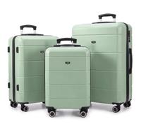 LUGG Jetset 3 Piece Suitcase Set, 20/24/28 Inch Lightweight ABS Hard Shell Luggage, TSA Locks, 4 Spinner Wheels, Telescopic Handles, Water-Resistant Travel Cases for Cabin & Checked Baggage