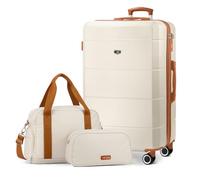Lugg Jetset 3-Piece Travel Set - EasyJet 86x58x31 cm Underseat Hard Shell Cabin Suitcase, Duffel Bag and Toiletry Bag for Lightweight Airline Hand Luggage Travel
