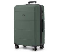 Lugg Jetset 32 Inch Large Suitcase Lightweight Hard Shell Luggage With Tsa Lock Abs Spinner 4 Wheels, 86X58X31Cm, Army Green