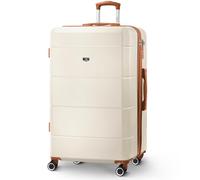 LUGG - Jetset 32 Inch Large Suitcase - Lightweight Hard Shell Luggage with TSA Lock - Water-Resistant ABS Spinner Suitcase - 4 Wheels - 86x58x31cm Travel Bag