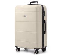 LUGG - Jetset 32 Inch Large Suitcase - Lightweight Hard Shell Luggage with TSA Lock - Water-Resistant ABS Spinner Suitcase - 4 Wheels - 86x58x31cm Travel Bag