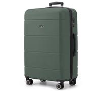 Lugg Jetset 32” Large Abs Spinner Suitcase With Tsa Lock (86X58X31Cm) In Dark Green Dark Green