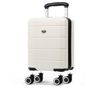 Lugg Jetset 40Cm Suitcase Hard Shell Abs, 40 X 30 X 20 Cm (Wheels Off), 19L, Stone