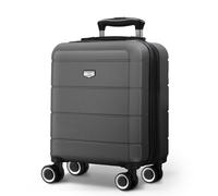 LUGG 15 Inch Jetset Lightweight Travel Cabin Bag Carry On Approved Suitcase ABS Shell Protection Water Resistant & Safe Locking System Easyjet Free Under seat Luggage (45x33x20cm)