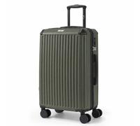 Lugg Skyrover 24In Lightweight Hard Shell Suitcase, Tsa Lock, 360 Degree Wheels, Internal Pockets, Airline Approved, Army Green