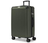 Lugg Skyrover 28In Hard Shell 76X49X29Cm Suitcase, Tsa Lock, 360 Degree Wheels, Internal Pockets, Airline Approved, Army Green