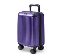 Lugg Sky Rover 40Cm Underseat Cabin Bag , Abs Hardshell, 360 Spinner Wheels, 40X30X20Cm, Amethyst
