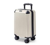 Lugg Sky Rover 40Cm Underseat Cabin Bag , Abs Hardshell, 360 Spinner Wheels, 40X30X20Cm, Stone