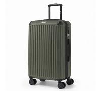 Lugg Skyrover 24In Lightweight Hard Shell Suitcase, Tsa Lock, 360 Degree Wheels, Internal Pockets, Airline Approved, Army Green