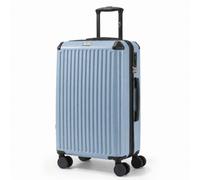 Lugg Skyrover 24In Lightweight Hard Shell Suitcase, Tsa Lock, 360 Degree Wheels, Internal Pockets, Airline Approved, Slate Blue