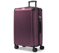 Lugg Skyrover 28In Hard Shell 76X49X29Cm Suitcase, Tsa Lock, 360 Degree Wheels, Internal Pockets, Airline Approved, Oxblood