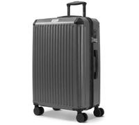Lugg Skyrover 28In Hard Shell 76X49X29Cm Suitcase, Tsa Lock, 360 Degree Wheels, Internal Pockets, Airline Approved, Gunmetal