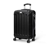 Lugg Skywander 24 Inch 67X26X44Cm Suitcase Hard Shell Case 4 Wheel Travel Bag Lightweight Abs Material, Black