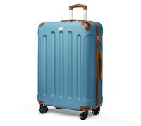 Lugg Skywander 28 Inch Suitcase, 77 X 50 X 29Cm, 94L, Hard Shell Case 4 Wheel, Blue And Brown