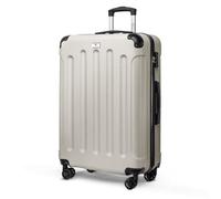 Lugg Skywander 28 Inch Suitcase, 77 X 50 X 29Cm, 94L, Hard Shell Case 4 Wheel With Tsa Lock, Beige
