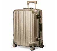 Lugg Solo Explorer 20 Inch Cabin Suitcase 55X38X22Cm 37L, 5 Years Warranty, Spinner Wheels, Tsa Lock, Gold