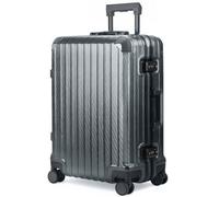 Lugg Solo Explorer 20 Inch Cabin Suitcase 55X38X22Cm 37L, 5 Years Warranty, Spinner Wheels, Tsa Lock, Grey