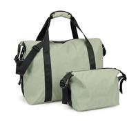 Lugg Travel Duffle & Toiletry Bag Set, 900D Waterproof Pvc Holdall With Detachable Shoulder Strap, Lightweight Durable, Sage Green