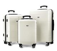 LUGG Travel Suitcase Set - Jetset 3-Piece Hard Shell Luggage, 20" 24" 28 Strong & Lightweight with Secure TSA Lock, Smooth 360° Wheels, Internal Pockets - Airline Approved