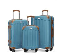LUGG Travel Suitcase Set - Skywander 3-Piece Hard Shell Luggage, 20" 24" 28" Strong & Lightweight with Secure TSA Lock, Smooth 360° Wheels & Resilient Handle - Airline Approved
