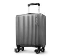LUGG Vacay 15 Inch Cabin Suitcase, ABS Hard Shell Luggage with Aluminium Trolley Handle, 360° Spinner Wheels, Water-Resistant & Durable, Airline Compatible Travel Bag (45 x 33 x 20cm), 1 Year Warranty
