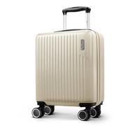 Lugg Vacay 15" Suitcase ABS age, Airline Compatible (45 x 33 x 20cm) in Beige | Size: 45 x 33 x 20 cm Lugg Beige 45 x 33 x 20 cm