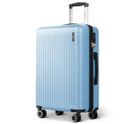 Lugg Vacay 24Inch Suitcase, Abs Hard Shell, Tsa Lock (66.5 X 25.5 X 44Cm) In Light Blue Light Blue