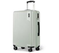 LUGG Vacay 24 Inch Suitcase, TSA Indent Lock, 360° Spinner Wheels, Durable | ABS hard shell, push-button telescopic aluminium handle, water-resistant, lightweight, 66.5x25.5x44cm, 1 year warranty