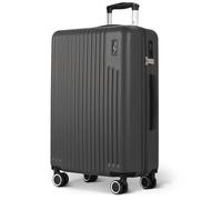 Lugg Vacay 28Inch Suitcase, Abs Hard Shell, Tsa Lock (76.5 X 30 X 50.5Cm) In Dark Grey Dark Grey