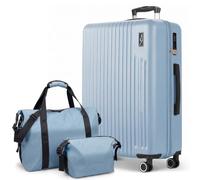 Lugg Vacay 3-Piece Travel Set - 86 x 58 x 31 cm ABS Hard Shell Suitcase, Travel Duffle Bag & Toiletry Bag, TSA Lock, 360° Spinner Wheels, Waterproof Holdall, Lightweight Luggage Set for Men & Women