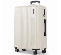 LUGG Vacay 32 Inch Suitcase, ABS Hard Shell Luggage with TSA Indent Lock, Aluminium Trolley Handle, 360° Spinner Wheels, Water-Resistant & Durable, Airline Compatible (86 x 31 x 58cm)-1 Year Warranty
