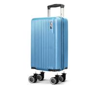 LUGG 40cm Vacay Suitcase, ABS Hard Shell Cabin Luggage with Aluminium Trolley Handle, 360° Spinner Wheels, Water-Resistant & Durable, Ryanair Underseat Compatible Travel Bag (40x30x20cm)